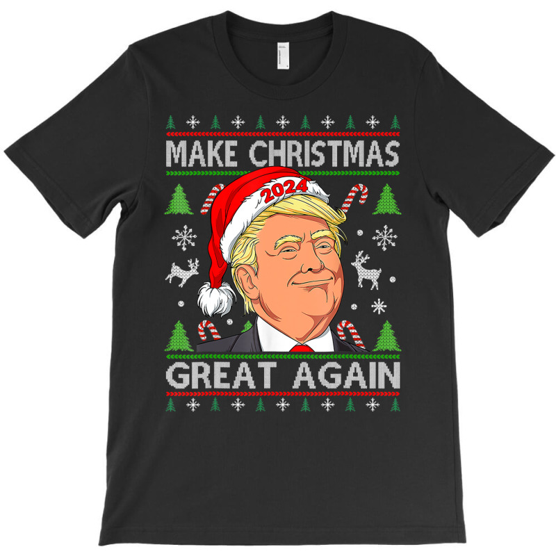 Trump 2024 Make Christmas Great Again Ugly Sweater T-shirt | Artistshot