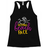 Resting Beach Face Racerback Tank | Artistshot