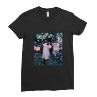 John Siner Sargent Carnation Ladies Fitted T-shirt | Artistshot