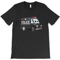 Police Mini Van Cartoon T-shirt | Artistshot