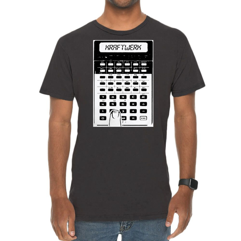 Kraftwerk Pocket Calculator, Kraftwerk, Pocket, Calculator, The Kraftw Vintage T-shirt | Artistshot