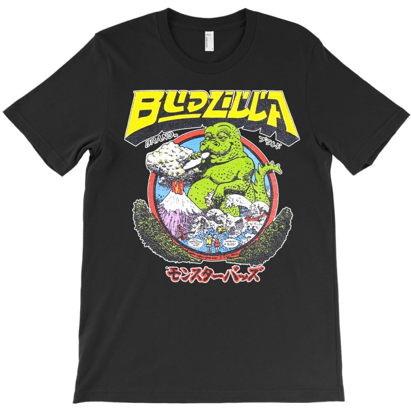 Budzilla, Budzilla Invades Hawaii, The Budzilla, Budzilla Art, Budzill T-shirt | Artistshot