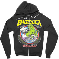 Budzilla, Budzilla Invades Hawaii, The Budzilla, Budzilla Art, Budzill Zipper Hoodie | Artistshot