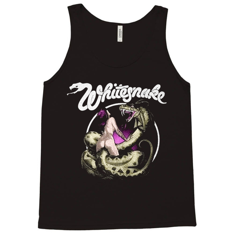 Whitesnake, Whitesnake Vinatge, Whitesnake Art, Whitesnake Painting, T Tank Top | Artistshot