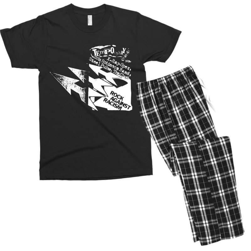 Rock Against Racism, Rock, Against, Racism, The Rock Against Racism, R Men's T-shirt Pajama Set | Artistshot