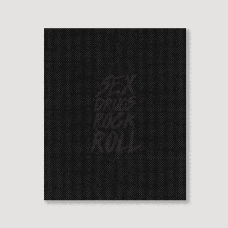 Sex Drugs Rock And Roll Portrait Canvas Print by cm-arts | Artistshot