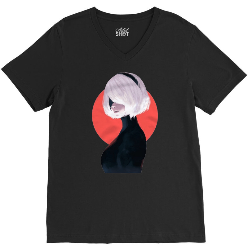 Nier Automata, Nier, Automata, The Nier Automata, Nier Automata Art, N V-neck Tee | Artistshot