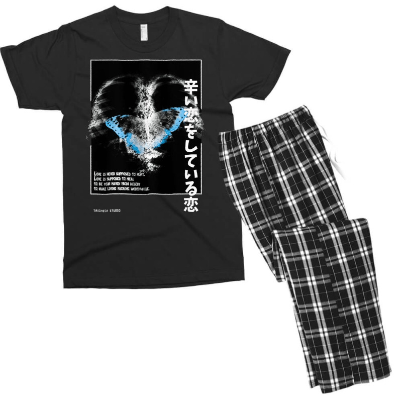 Butterfly In The Belly, The Butterfly In The Belly, Butterfly, In The  Men's T-shirt Pajama Set | Artistshot