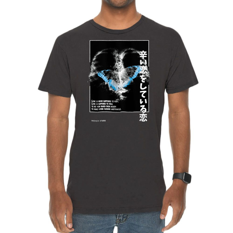 Butterfly In The Belly, The Butterfly In The Belly, Butterfly, In The  Vintage T-shirt | Artistshot