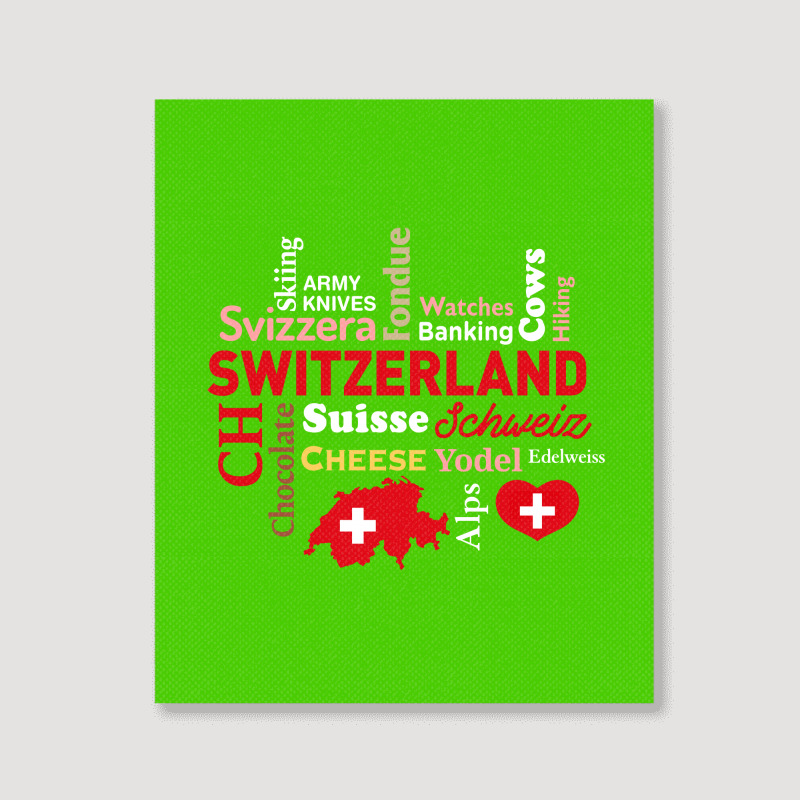 Switzerland Portrait Canvas Print | Artistshot