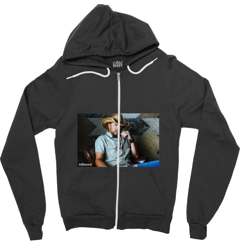 Jason Aldean Aesthetic Zipper Hoodie | Artistshot