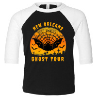 Spooky Ghost Tour New Orleans Halloween Haunted Toddler 3/4 Sleeve Tee | Artistshot