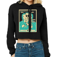 Strewn-strings-poster- Cropped Hoodie | Artistshot