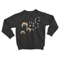 Flower Papillon Dogs Dandelion Animal Lovers Women Toddler Sweatshirt | Artistshot