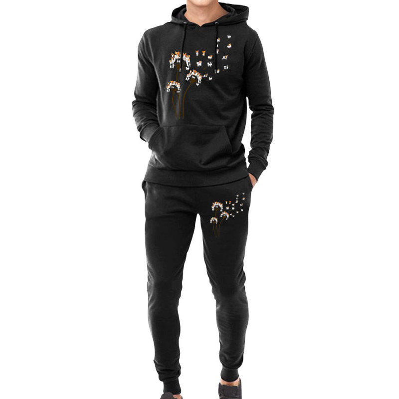 Flower Papillon Dogs Dandelion Animal Lovers Women Hoodie & Jogger set by cm-arts | Artistshot