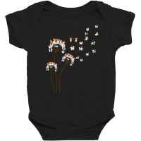 Flower Papillon Dogs Dandelion Animal Lovers Women Baby Bodysuit | Artistshot