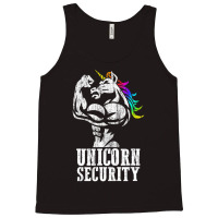 Unicorn Security Rainbow Muscle Manly Christmas Tank Top | Artistshot