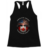 American Grown Canadian Roots Canada Flag Racerback Tank | Artistshot