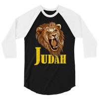 Roar Lion Tribe Judah Symbol Torah Hebrew Israelite 3/4 Sleeve Shirt | Artistshot