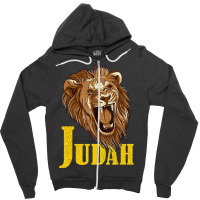 Roar Lion Tribe Judah Symbol Torah Hebrew Israelite Zipper Hoodie | Artistshot