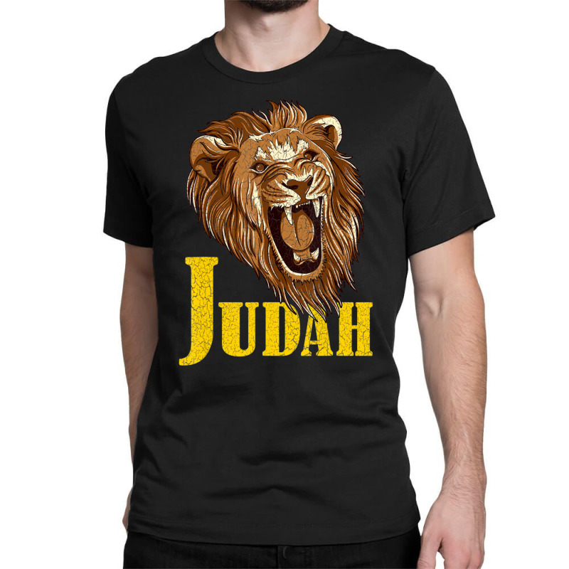 Roar Lion Tribe Judah Symbol Torah Hebrew Israelite Classic T-shirt by cm-arts | Artistshot