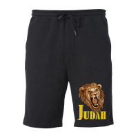 Roar Lion Tribe Judah Symbol Torah Hebrew Israelite Fleece Short | Artistshot