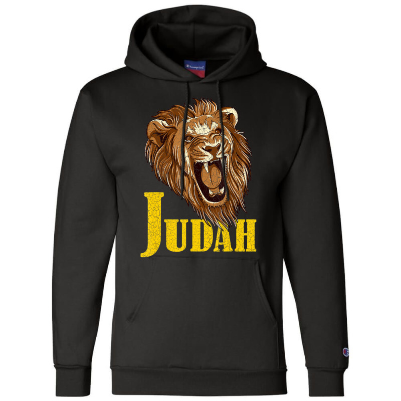 Roar Lion Tribe Judah Symbol Torah Hebrew Israelite Champion Hoodie by cm-arts | Artistshot