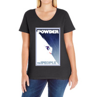 Powder To The People Ladies Curvy T-shirt | Artistshot