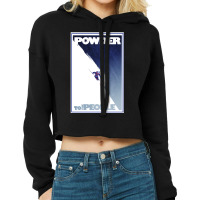 Powder To The People Cropped Hoodie | Artistshot