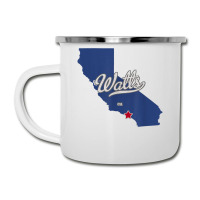 Watts California Los Angeles Ca Map T Shirt Camper Cup | Artistshot