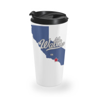 Watts California Los Angeles Ca Map T Shirt Travel Mug | Artistshot