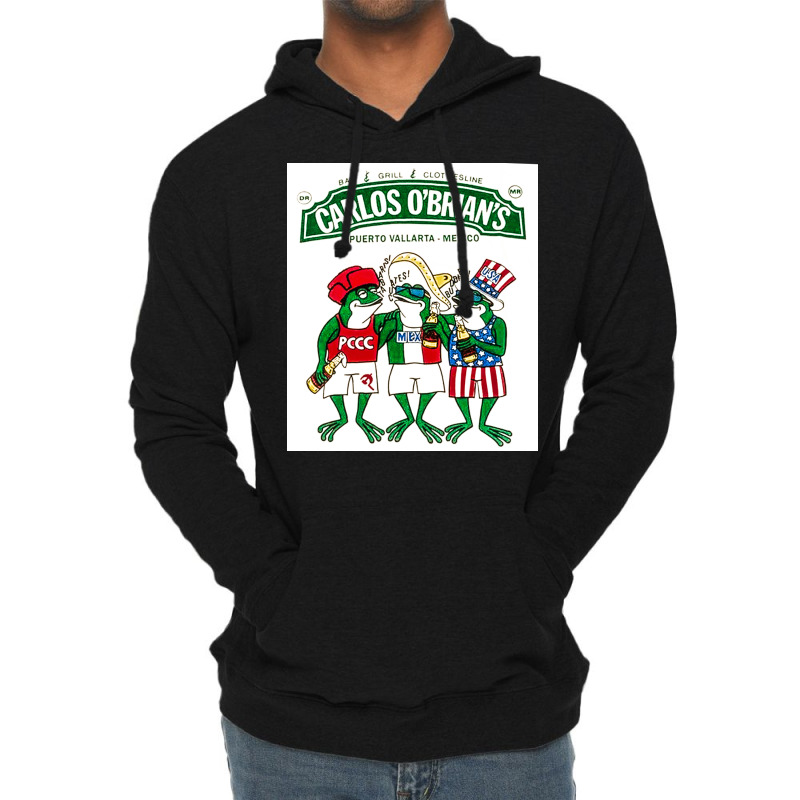 Carlos Obrians, Puerto Vallarta Mexico, The Carlos Obrians, Carlos Obr Lightweight Hoodie | Artistshot