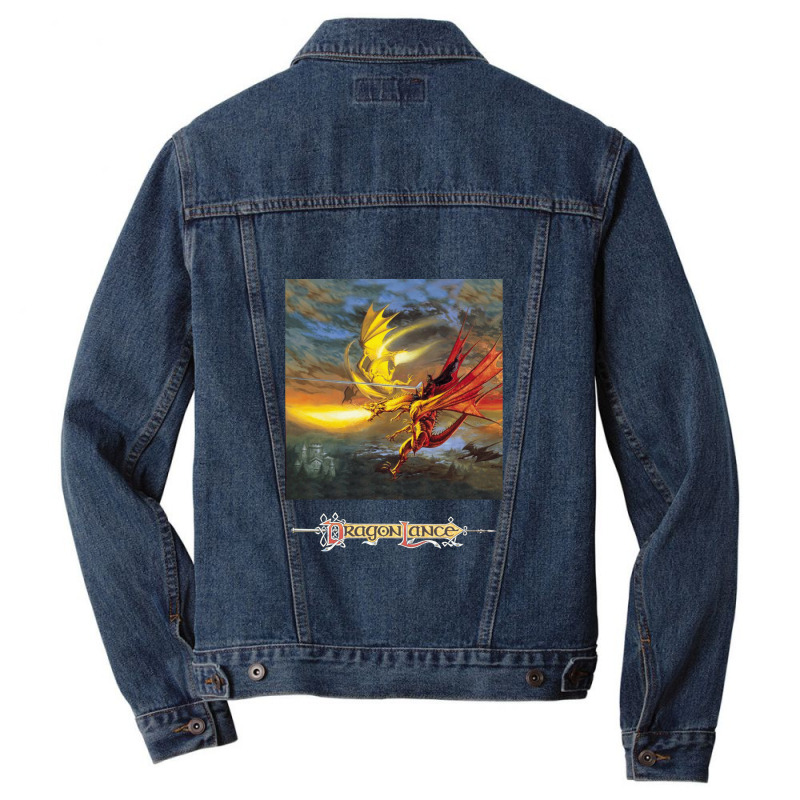 Dragonlance Legend Of Huma Artwork Men Denim Jacket by JefferyJohnson | Artistshot