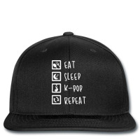 Eat Sleep K-pop Repeat Perfect Combination Music Shirt Essential Printed Hat | Artistshot