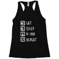 Eat Sleep K-pop Repeat Perfect Combination Music Shirt Essential Racerback Tank | Artistshot