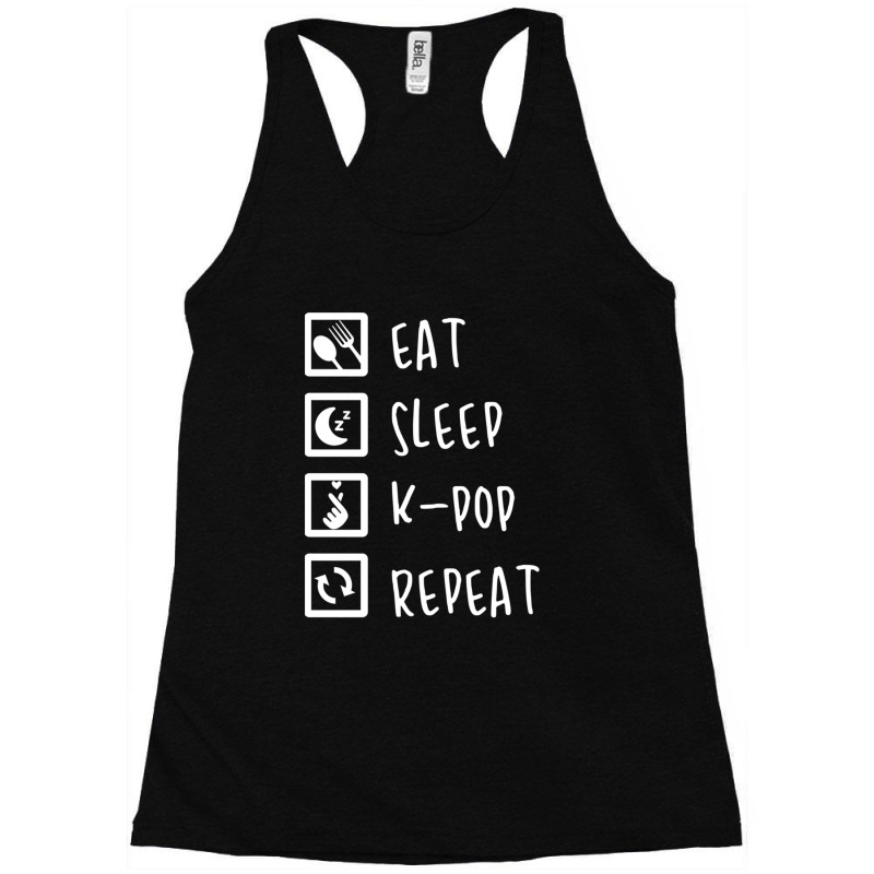 Eat Sleep K-pop Repeat Perfect Combination Music Shirt Essential Racerback Tank by TimothyPickard | Artistshot