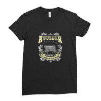 Boulder Montana Montana It Is Where My Story Begins America Ladies Fitted T-shirt | Artistshot