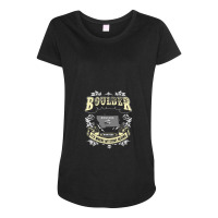 Boulder Montana Montana It Is Where My Story Begins America Maternity Scoop Neck T-shirt | Artistshot