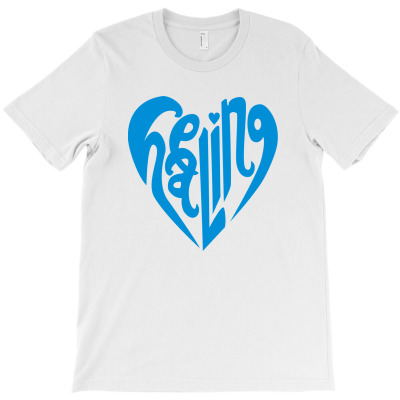 Healing Art Love  Blue T-shirt Designed By Laylie Artistic