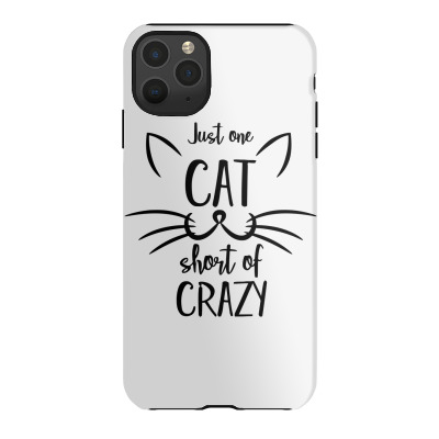 Just One Cat Short Of Crazy Iphone 11 Pro Max Case Designed By Desi