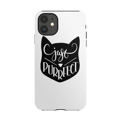 Just Purrfect Iphone 11 Case Designed By Desi