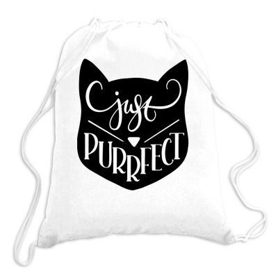 Just Purrfect Drawstring Bags Designed By Desi