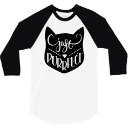 just purrfect 3/4 Sleeve Shirt | Artistshot