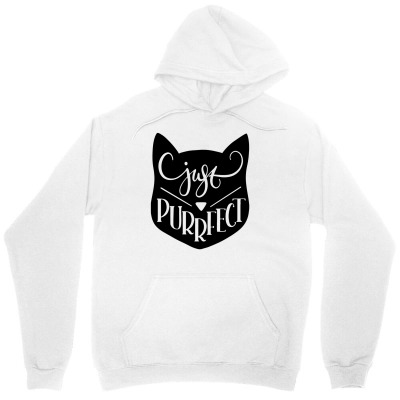 Just Purrfect Unisex Hoodie Designed By Desi