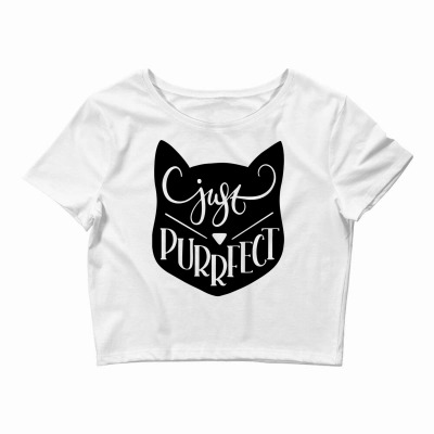 Just Purrfect Crop Top Designed By Desi