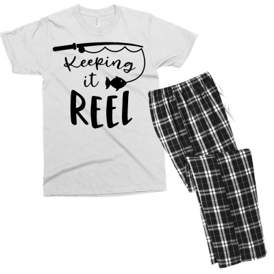 Keeping It Real Men's T-shirt Pajama Set Designed By Desi
