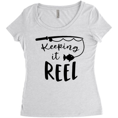 Keeping It Real Women's Triblend Scoop T-shirt Designed By Desi