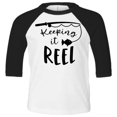 Keeping It Real Toddler 3/4 Sleeve Tee Designed By Desi