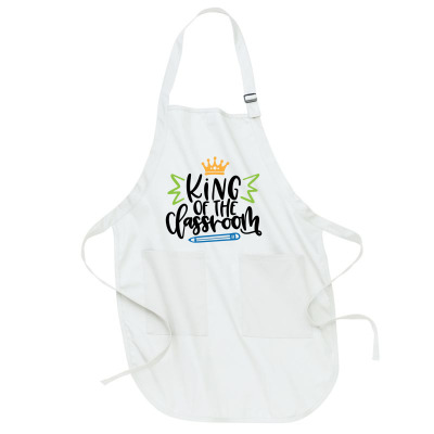 King Of The Classroom Full-length Apron Designed By Desi