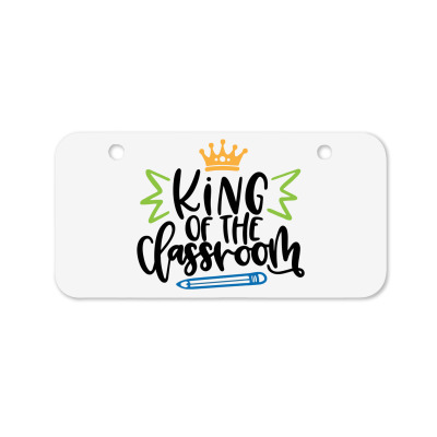 King Of The Classroom Bicycle License Plate Designed By Desi